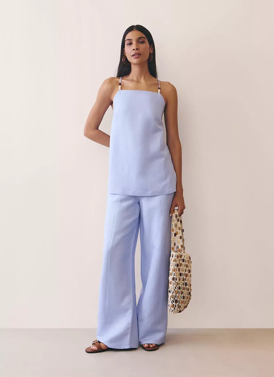 Calca Detalhe no Vies de Amarracao