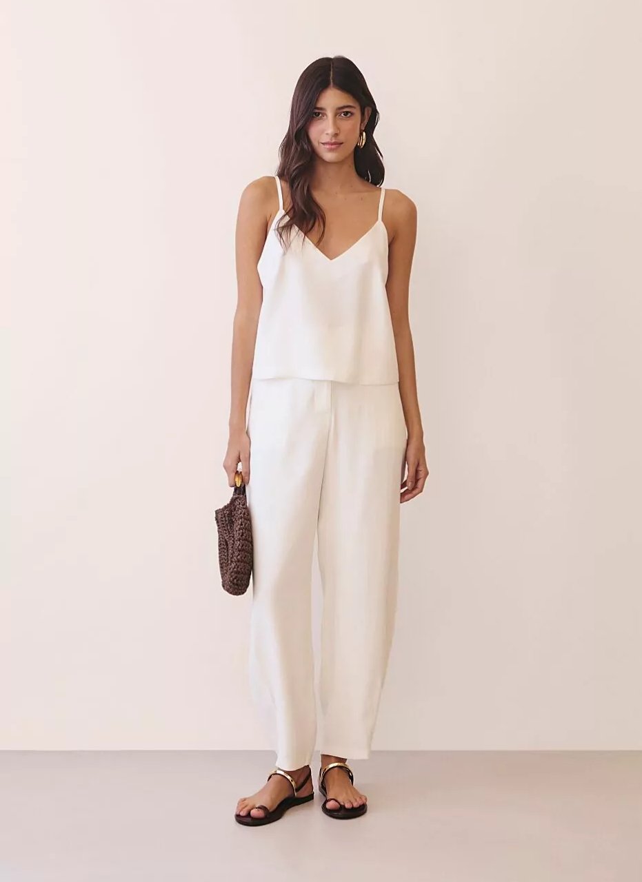 Calca Pesponto Costas